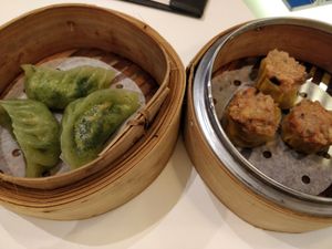 Steam dim sum items at  Ling Zhi Restaurant 灵芝 - Novena in Central Singapore