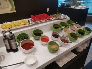 Sauces available for self mix! at  Ling Zhi Restaurant 灵芝 - Novena in Central Singapore