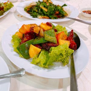 Sweet sour spare rib at Miao Yi 妙益素食楼 in Central Singapore