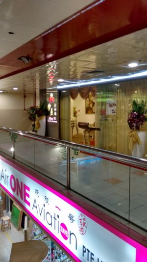 Top floor at Miao Yi 妙益素食楼 in Central Singapore