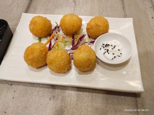 Cheese balls at Nature Cafe 自然素食 - Bukit Merah in Central Singapore