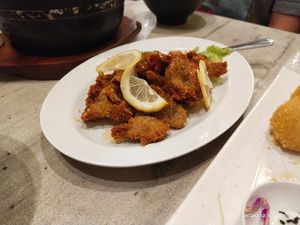 Lemon chicken at Nature Cafe 自然素食 - Bukit Merah in Central Singapore