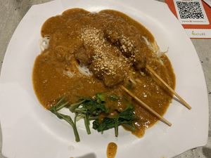 Satay Bee Hoon at Nature Cafe 自然素食 - Bukit Merah in Central Singapore