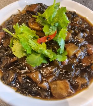 梅菜扣肉 goes well with rice at Nature Cafe 自然素食 - Bukit Merah in Central Singapore