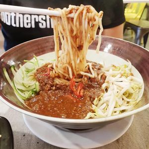 braised meat noodles at Nature Cafe 自然素食 - Bukit Merah in Central Singapore