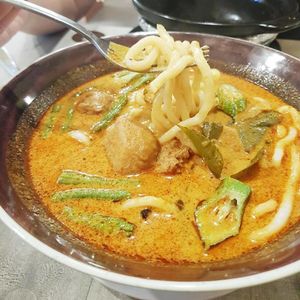 curry udon at Nature Cafe 自然素食 - Bukit Merah in Central Singapore