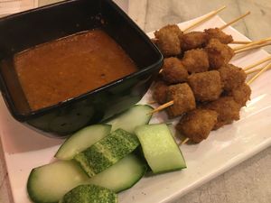 Satay at Nature Cafe 自然素食 - Bukit Merah in Central Singapore