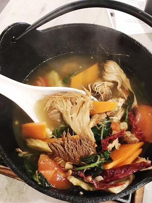 Lions mane at Nature Cafe 自然素食 - Bukit Merah in Central Singapore