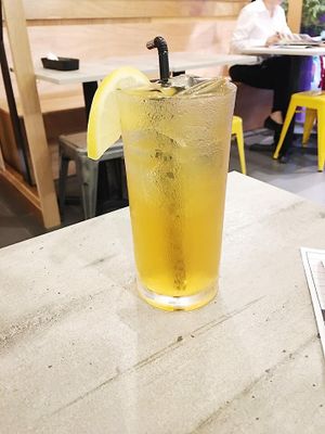 Lemon tea at Nature Cafe 自然素食 - Bukit Merah in Central Singapore