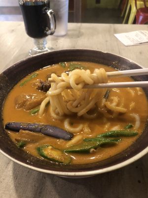 Curry udon at Nature Cafe 自然素食 - Bukit Merah in Central Singapore
