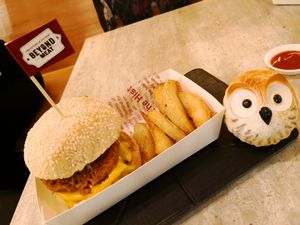Beyond Burger at Nature Cafe 自然素食 - Bukit Merah in Central Singapore