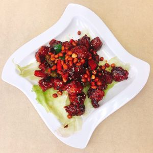 Gong bao ji ding (still alrighty) at Su Shi Piao Xiang 素食飘香 - Fortune Centre in Central Singapore