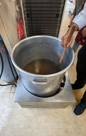 Free soup! at Sān Lái SùShí - Sun Like in Taipei