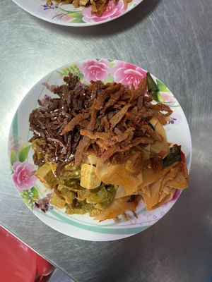   at Youta Jay Vegetarian Food in Ayutthaya