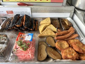 Pictures from buffet  at Aroi Vegetarian food - Arawy in Bangkok