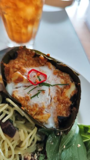 Spicy Tofu at Aroi Vegetarian food - Arawy in Bangkok