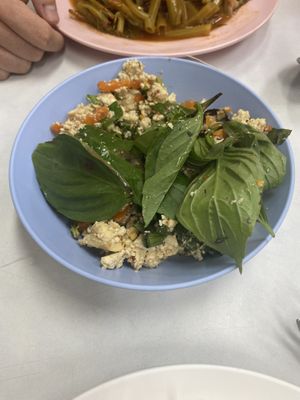 Complimentary item we got after ordering two plates each  at Aroi Vegetarian food - Arawy in Bangkok