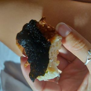 The fish. I like it. It was 30baht at Aroi Vegetarian food - Arawy in Bangkok