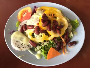 Salad at Chamlong's / The Vegetarian Society Chatuchak in Bangkok