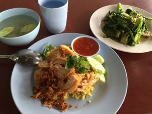 45 baht at Chamlong's / The Vegetarian Society Chatuchak in Bangkok