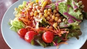 salad at Chamlong's / The Vegetarian Society Chatuchak in Bangkok