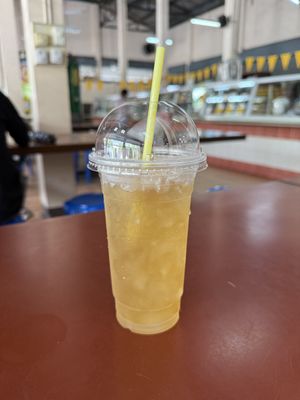 Longan juice  at Chamlong's / The Vegetarian Society Chatuchak in Bangkok