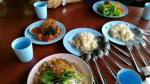 vegetarian food at Chamlong's / The Vegetarian Society Chatuchak in Bangkok