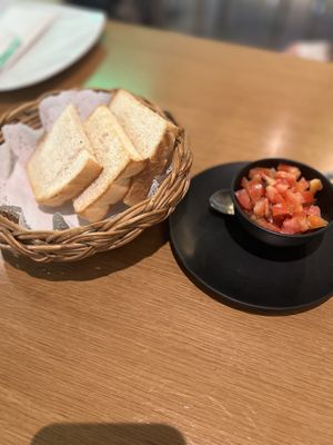 Complimentary Bruschetta  at Govinda Italian Restaurant & Pizzeria in Bangkok