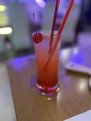 Strawberry Italian Soda  at Govinda Italian Restaurant & Pizzeria in Bangkok