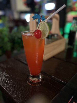 Strawberry Italian Soda  at Govinda Italian Restaurant & Pizzeria in Bangkok