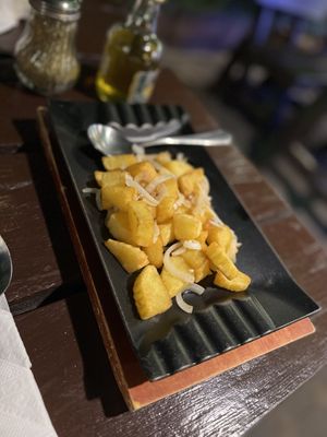 Potatoes  at Govinda Italian Restaurant & Pizzeria in Bangkok