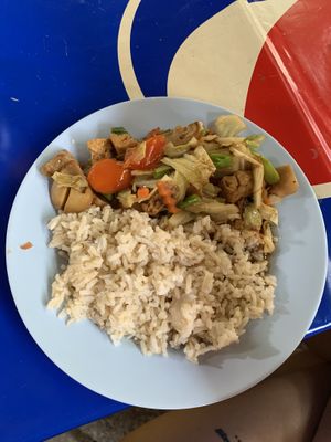2 meals for 80 bahts  at Kaodaeng - Kaeng Rawn in Bangkok