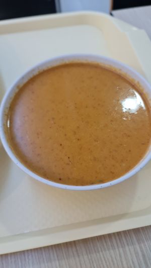 Spicy coconut mushroom sauce at Rabiengboon - MBK in Bangkok