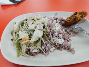Tofu and mushrooms at Rabiengboon - MBK in Bangkok