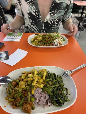 The Spinach was great!  at Rabiengboon - MBK in Bangkok