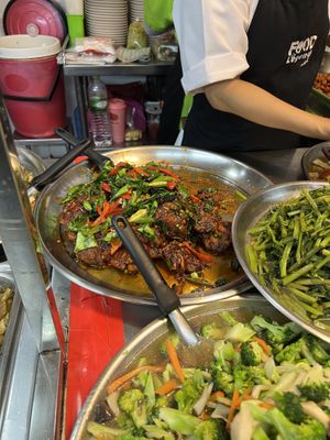 Stir-fries  at Rabiengboon - MBK in Bangkok