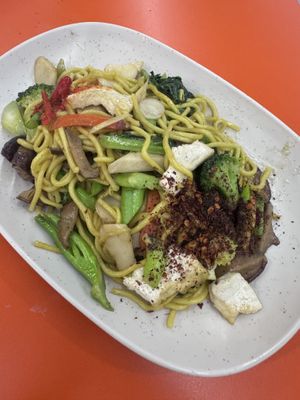 Freshly made noodles   at Rabiengboon - MBK in Bangkok