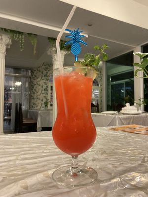 Mai Tai! Yum  at The Vegetarian Cottage in Bangkok