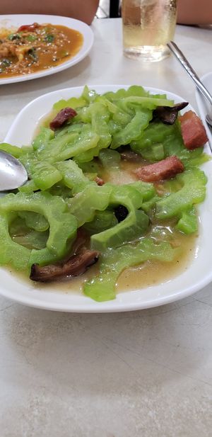 Bitter melon at Ruyi Vegetarian in Bangkok