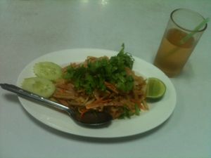 Pad Thai 40 Baht at Ruyi Vegetarian in Bangkok
