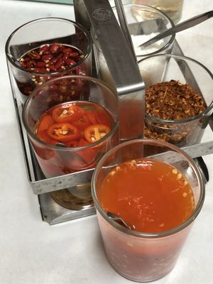 Chilli chilli  at Ruyi Vegetarian in Bangkok