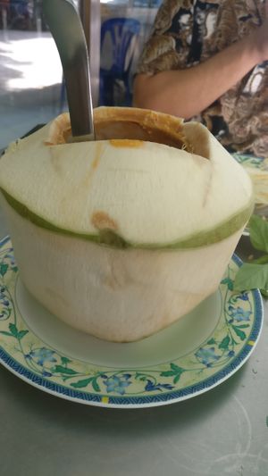 coconut at Ruyi Vegetarian in Bangkok