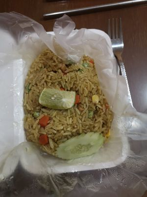 Curry rice 50B. SO GOOD totally recommend at Ruyi Vegetarian in Bangkok