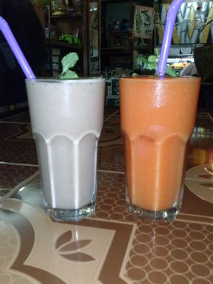 smoothies at Aum in Chiang Mai