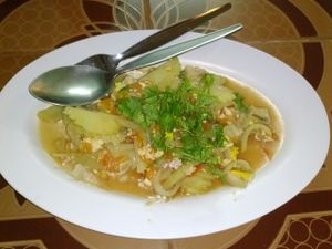 potato dish at Aum in Chiang Mai