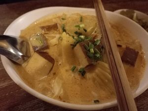 Khao soi at Aum in Chiang Mai