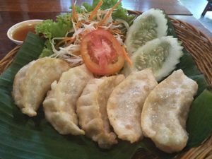 Best dumplings ever at Aum in Chiang Mai