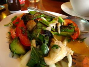 Eggplant salad.  at Aum in Chiang Mai