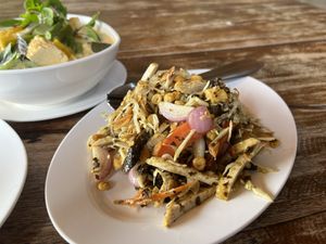 Tea leaf salad  #Veganuary at Aum in Chiang Mai