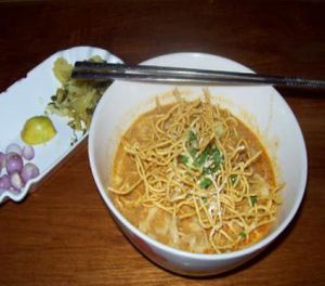 Toi's Khao Soi at Aum in Chiang Mai